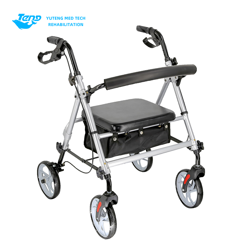 4 ဘီးလှိုင် Walker ကဘာလဲ။ ကျွန်ုပ်၏ rollator တွင်ဘရိတ်ကိုမည်သို့ပြင်ဆင်ရမည်နည်း။