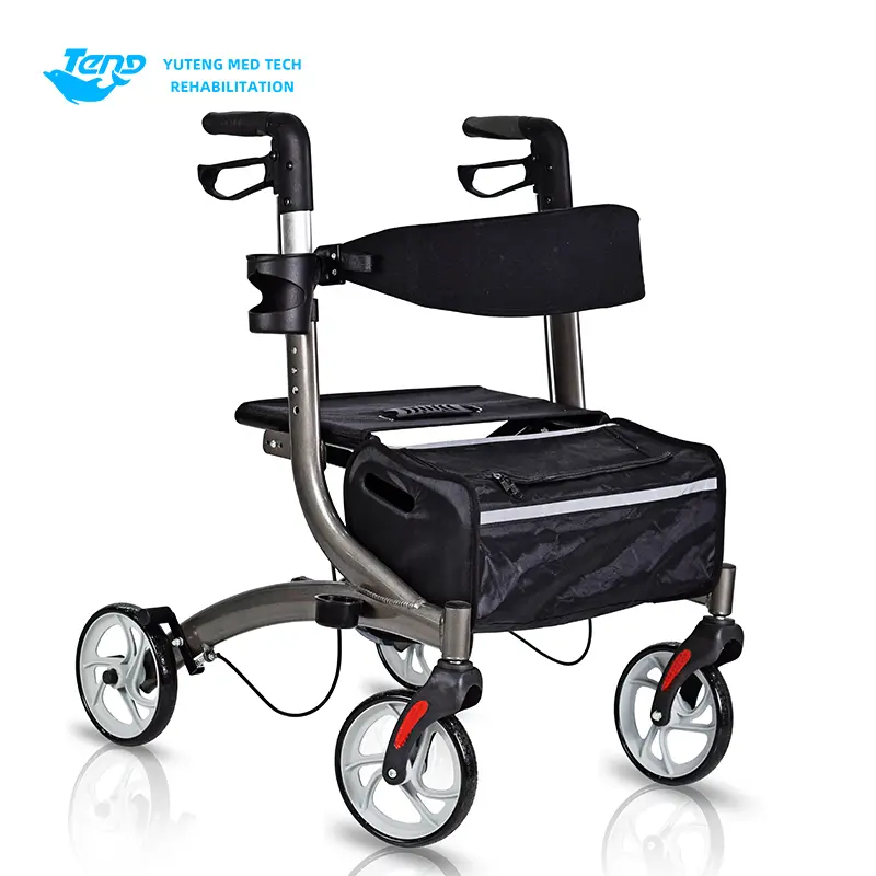 ထိုင်ခုံနှင့်အတူမိုးသည်းထန်စွာတာဝန် rollator Walker