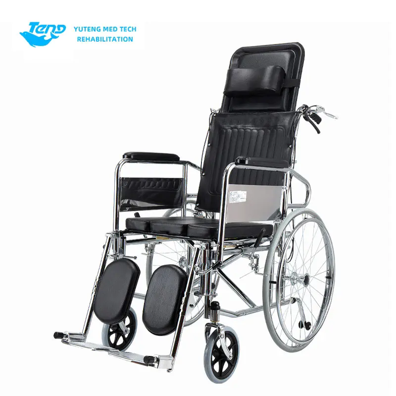 high-back သံမဏိ reclining ဘီးတပ်ကုလားထိုင်