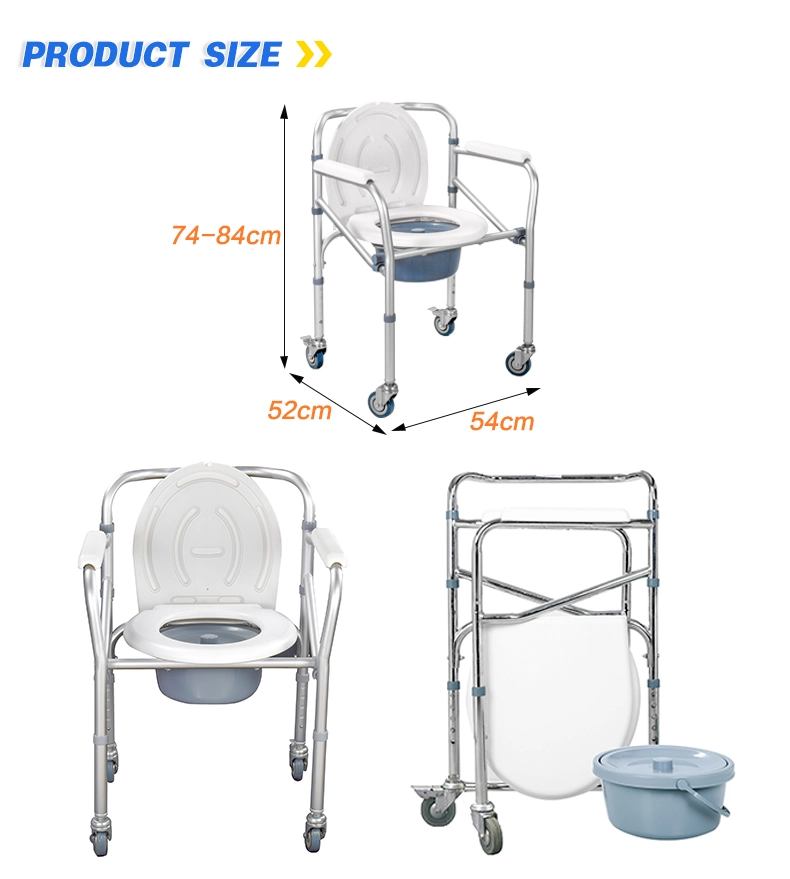 Foldable Commode Chair