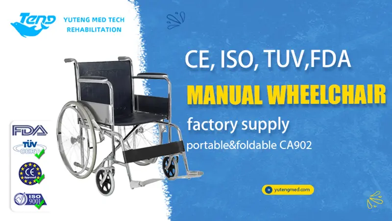 Steel Manual Wheelchair
